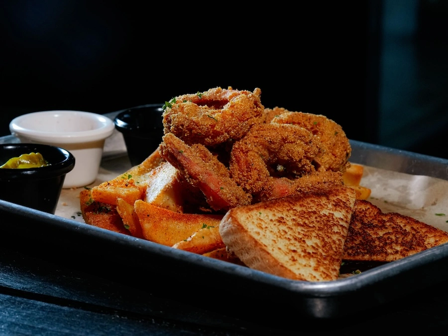 Fried Shrimp Basket (6 pc)